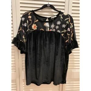 Pleione velvet‎ Blouse